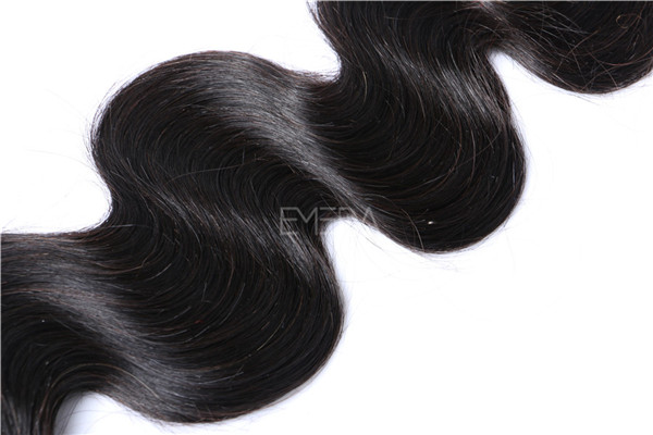 3 bundles unprocessed hair weaves with closure  zj0041